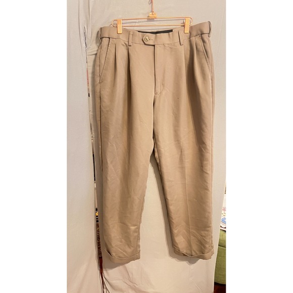 Savane Other - Savane Mens Performance Dress Pants 34X29 Easy Care Expandable Waistband Office